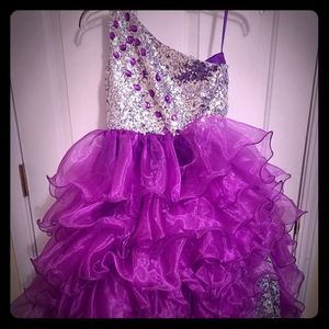 Girls pageant dress